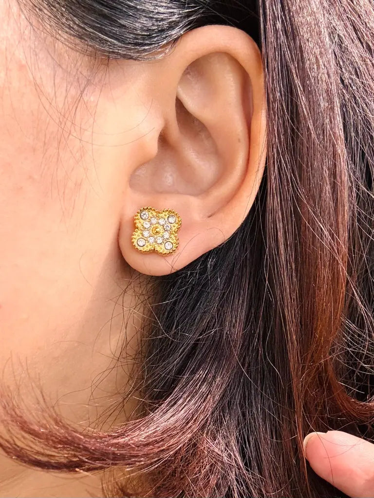 Clover Luxe Studs
