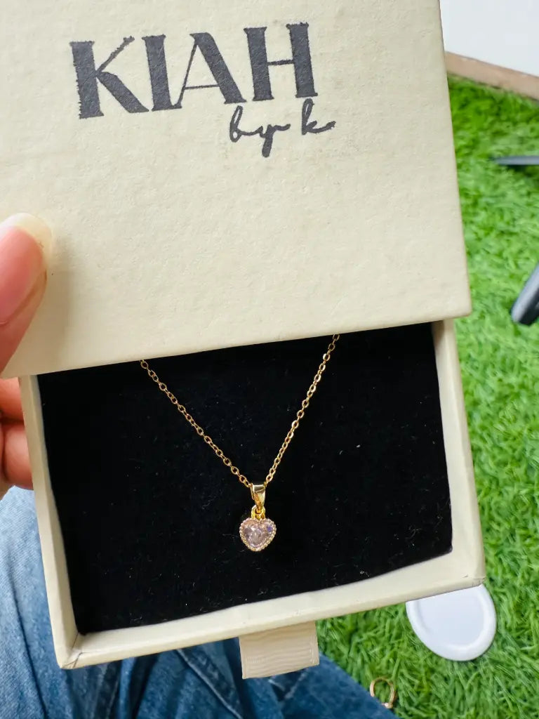 Celeste Heart Pendant Necklace