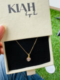 Celeste Heart Pendant Necklace