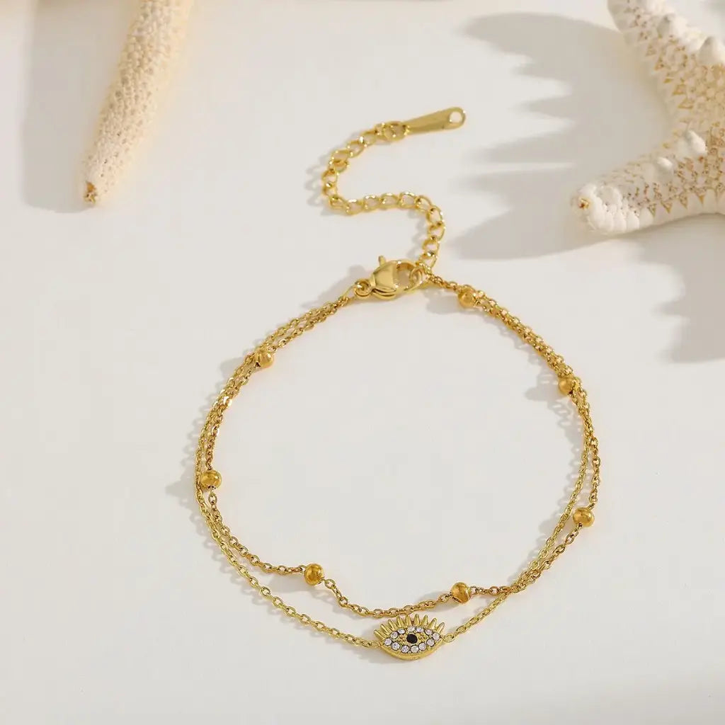 Evil Eye Charm Bracelet