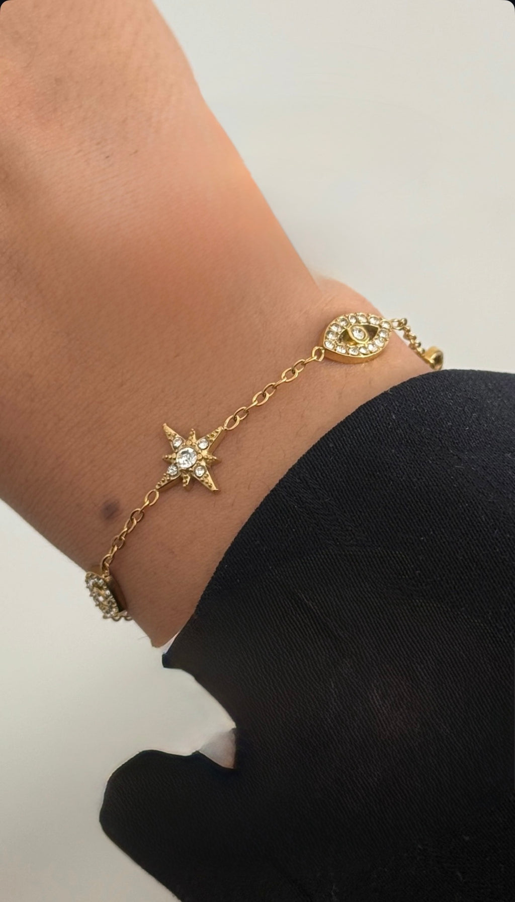 Evil Eye Star Bracelet