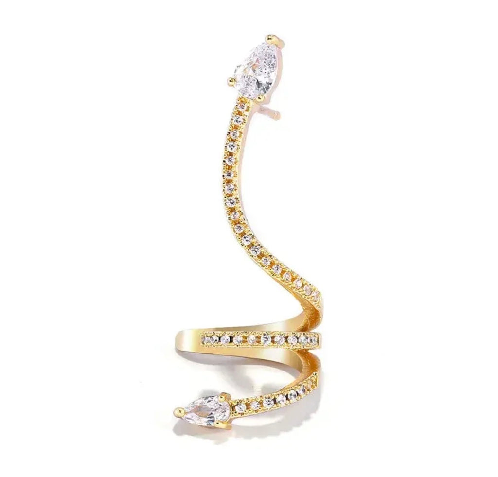Serpent Earcuff