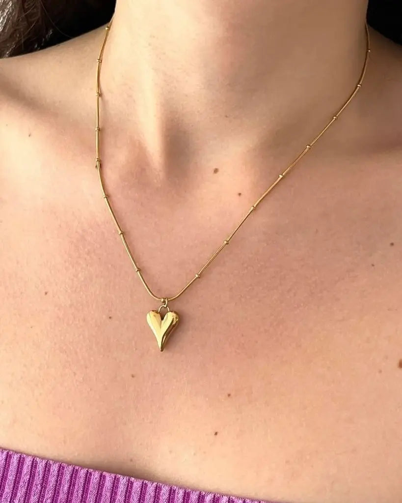 Puffy Heart Necklace