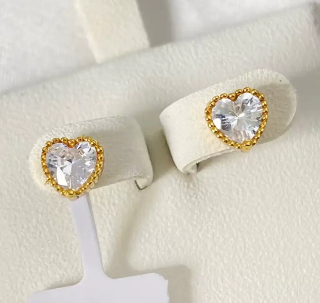 Lea Studs (Heart)
