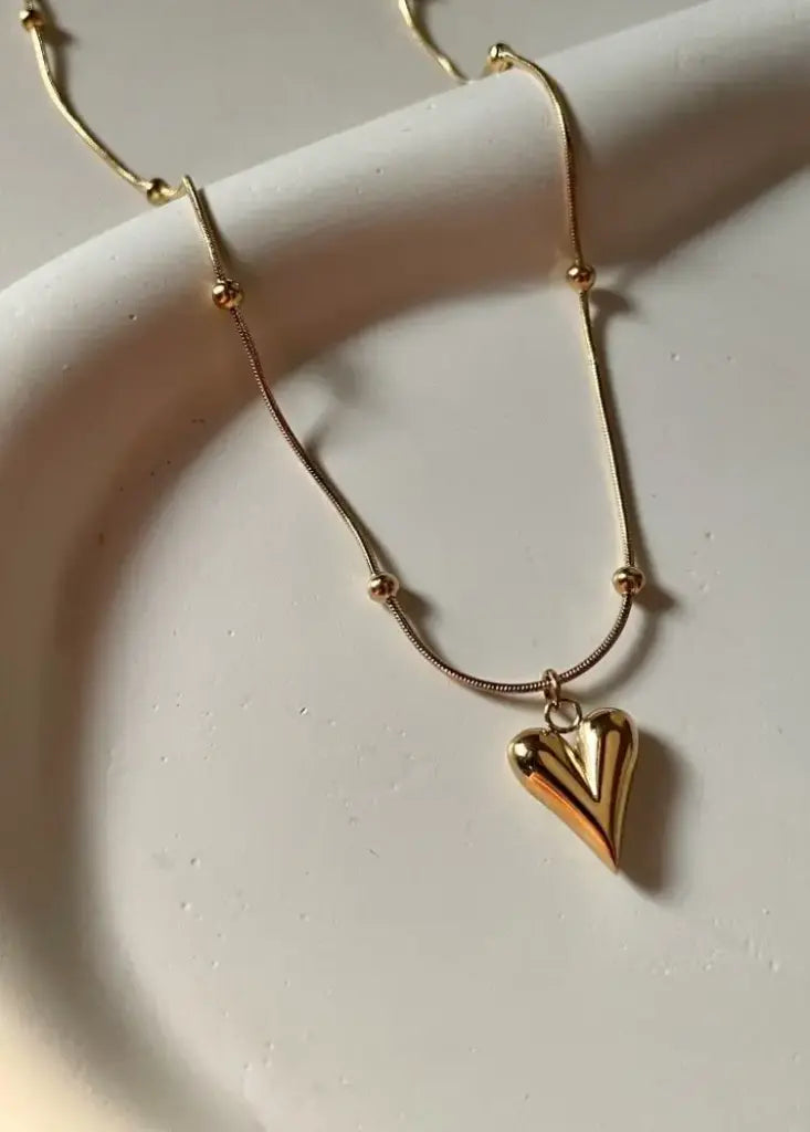 Puffy Heart Necklace