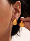 Seashell Gleam Studs