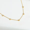 Eternal Hearts Dainty Charm Necklace