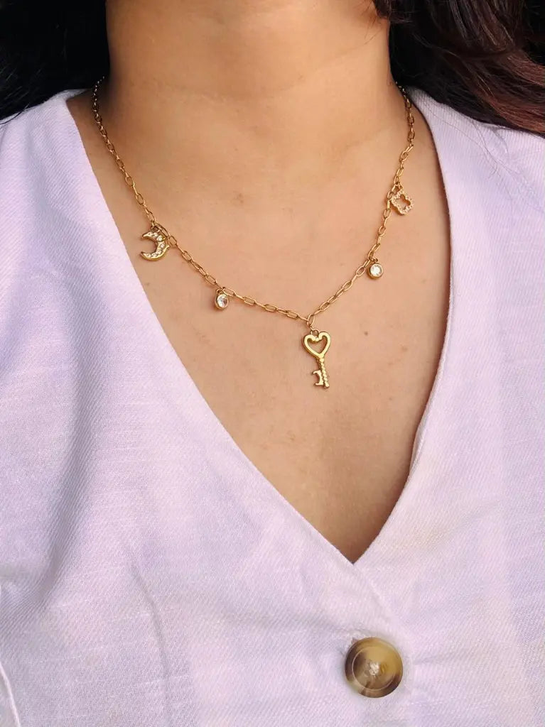 Stellar Charm Necklace
